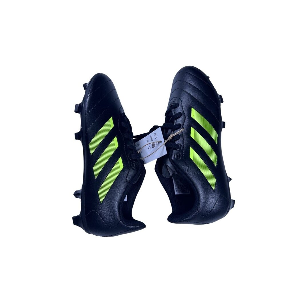 Adidas Golettoviii FG J Soccer Cleats‎ Youth Size 3.5 Black/Green NEW - Picture 5 of 9